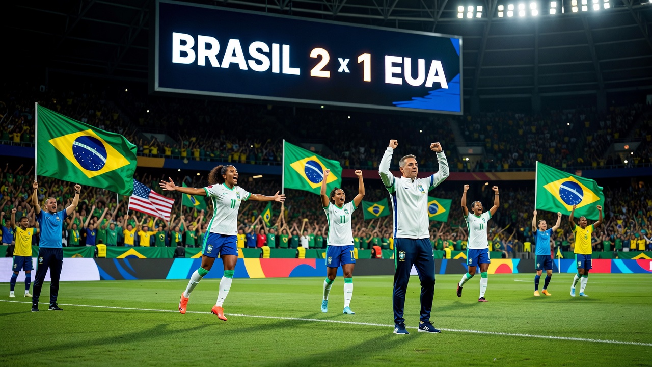 Brasil vira sobre os EUA e Arthur Elias elogia reação da equipe