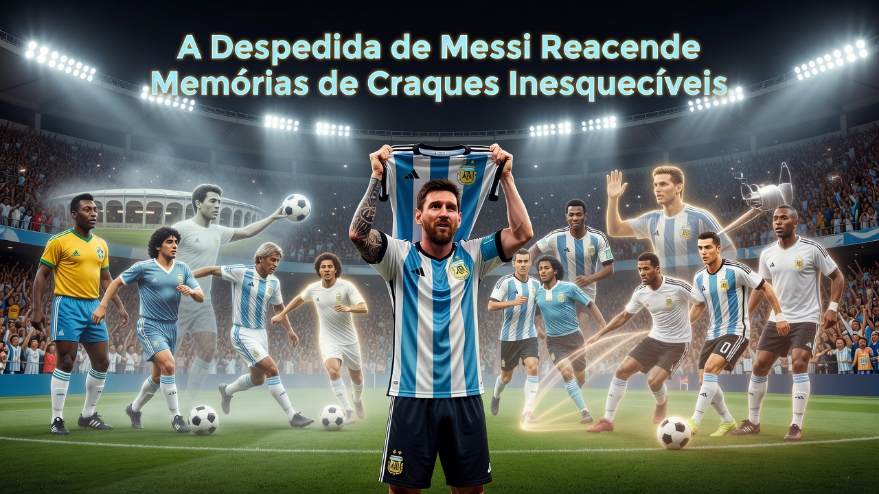 A Despedida de Messi Reacende Memórias de Craques Inesquecíveis